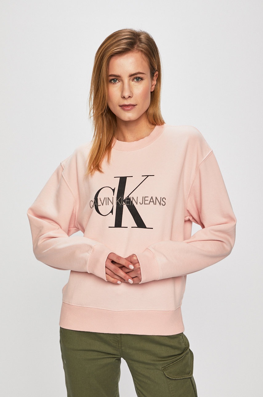 

Calvin Klein Jeans - Суичър, Розов