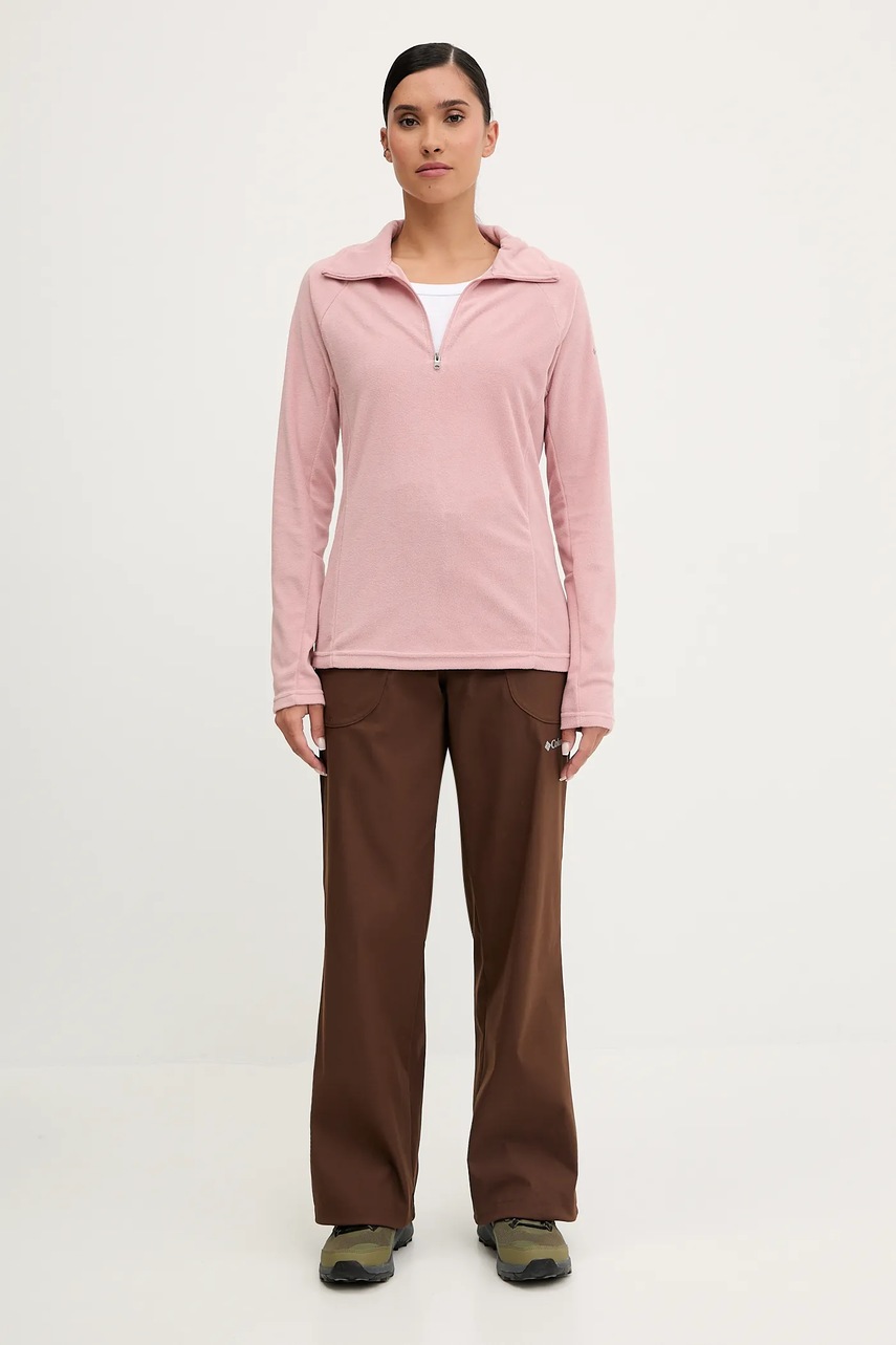 Спортивная кофта Columbia Glacial IV цвет чёрный однотонная 1802201