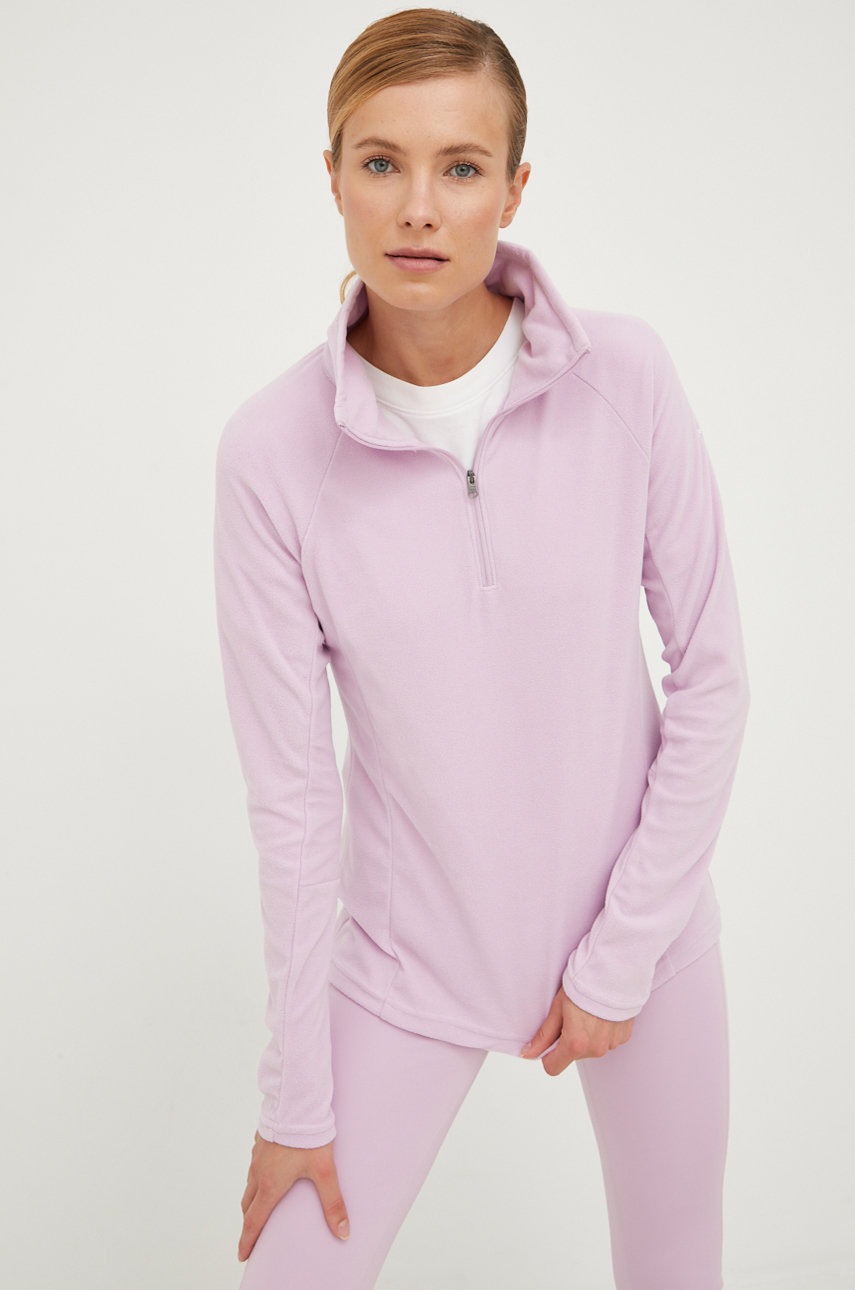 

Суичър Columbia в розово с изчистен дизайн, Розов