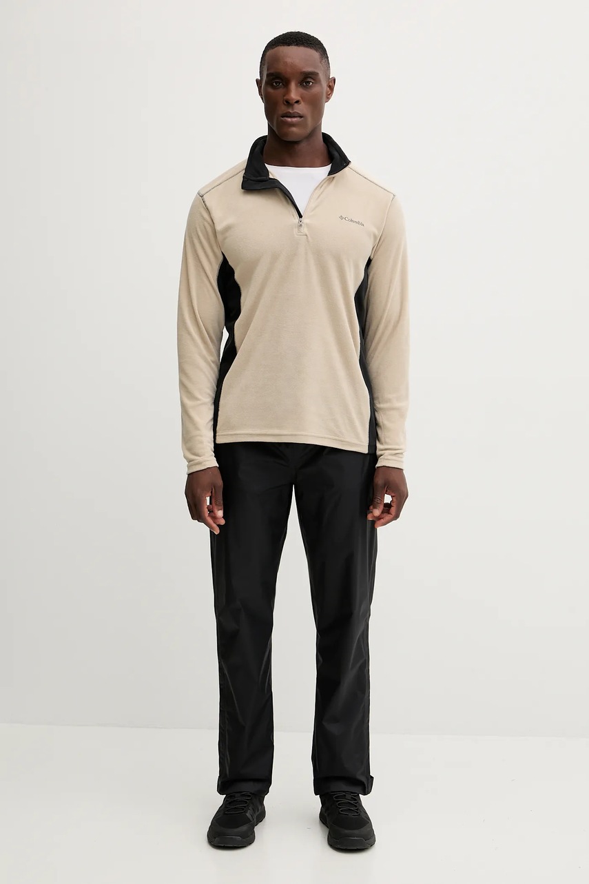 Спортивная кофта Columbia Klamath Range Ii мужская цвет жёлтый однотонная