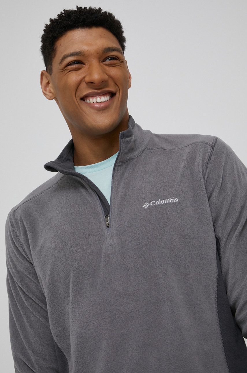Columbia bluza sportowa męska kolor czarny gładka
