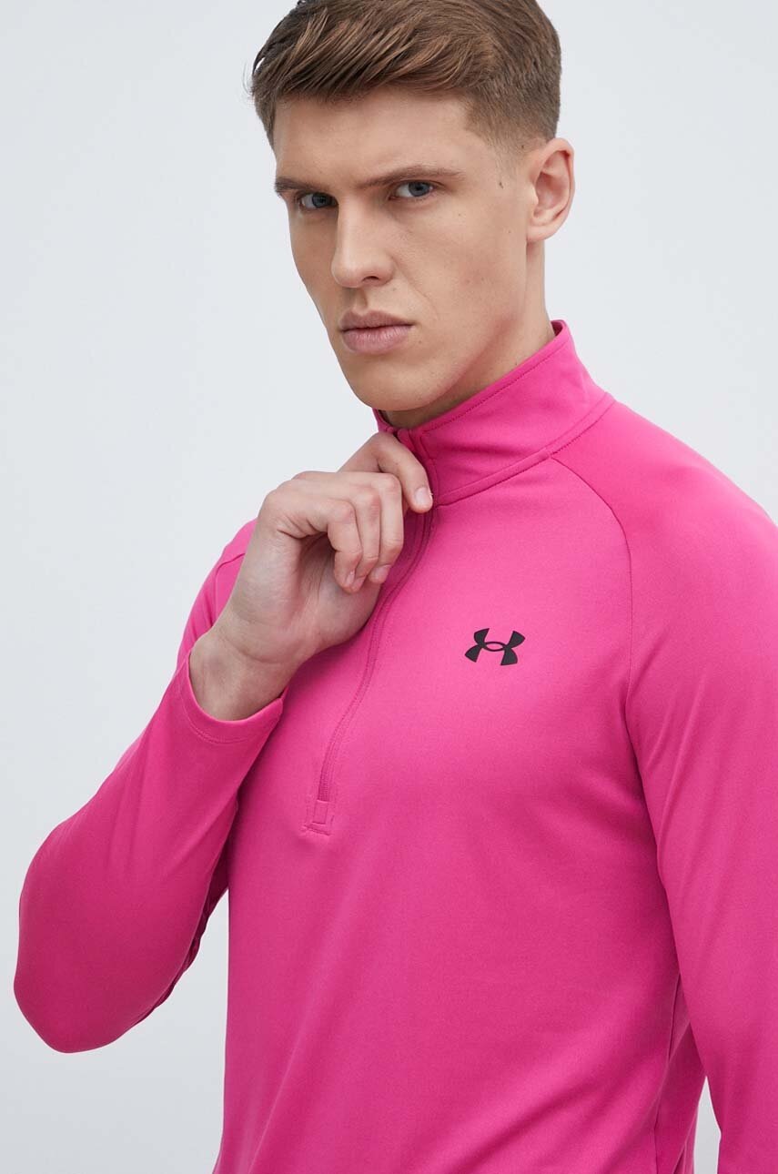 Тренувальна кофта Under Armour Tech 2.0 колір рожевий меланж 