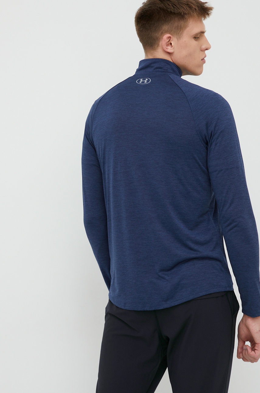 Under Armour edzős pulóver Tech 2.0 sötétkék, melange termék 2. képe