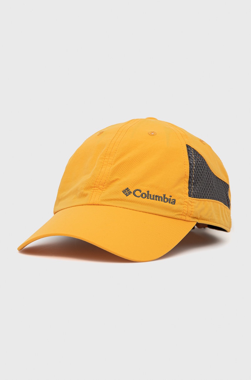 

Шапка Columbia в оранжево с апликация, Оранжев