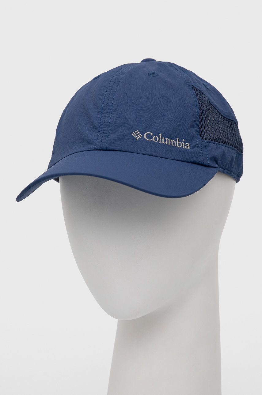 Columbia șapcă culoarea bleumarin, cu imprimeu 1539331-White.Whit