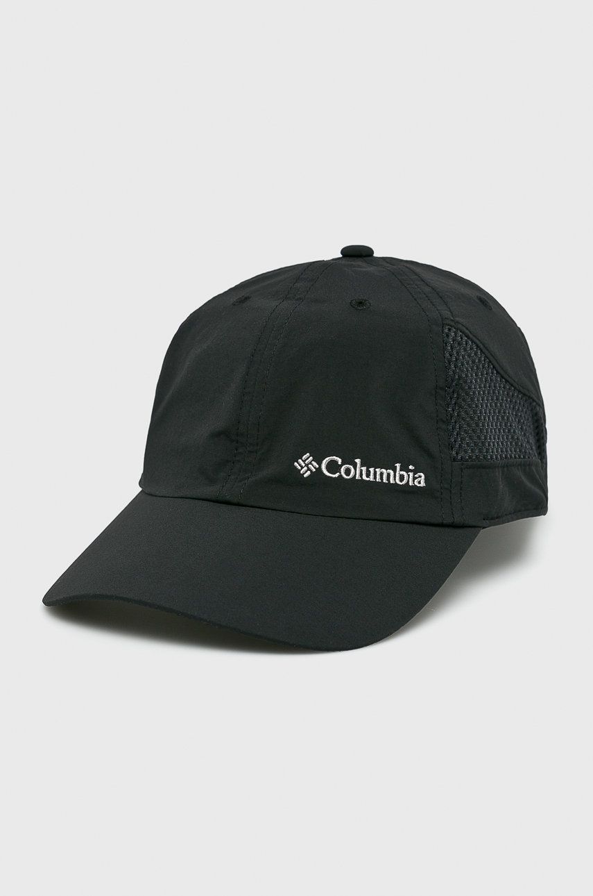 Čepice Columbia černá barva, s potiskem, 1539331-White.Whit - černá