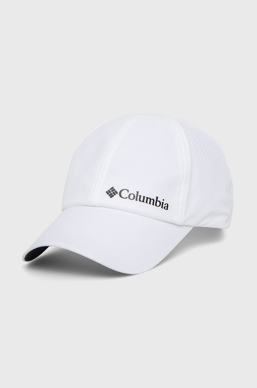 Columbia șapcă Silver Ridge III culoarea alb, cu imprimeu 1840071