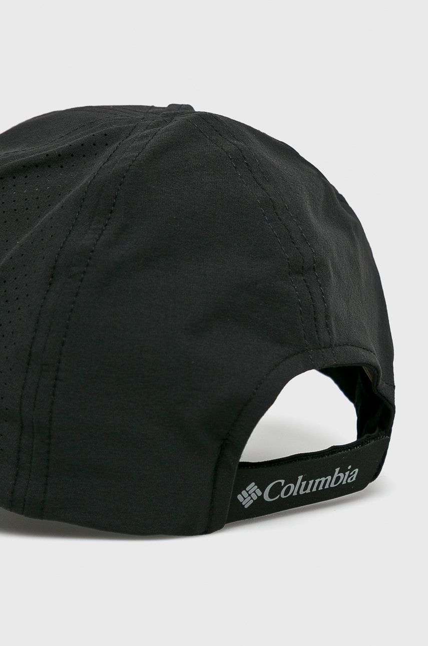 Columbia șapcă Culoarea Negru, Cu Imprimeu