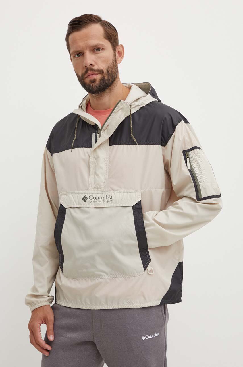 Columbia windbreaker TERREX Challenger culoarea bej, de tranzitie 1714291