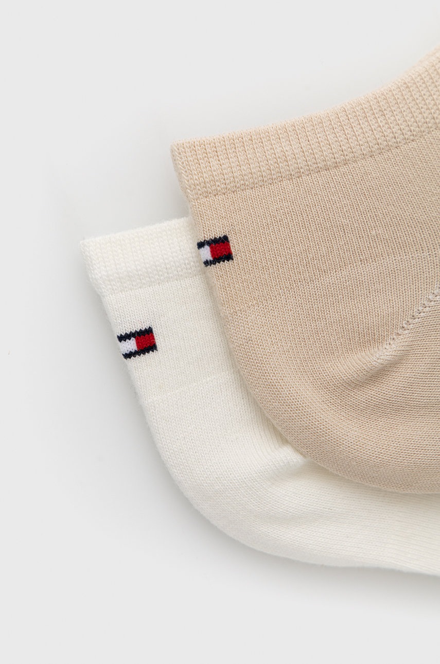 

Носки Tommy Hilfiger (2-pack) женские цвет бежевый