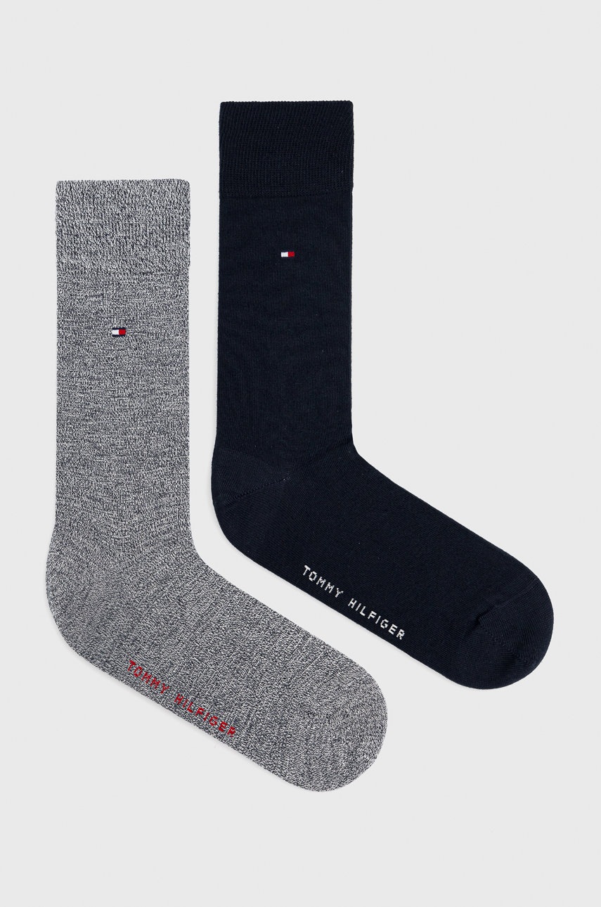 

Чорапи Tommy Hilfiger (2-pack) мъжки в тъмносиньо, Тъмносин
