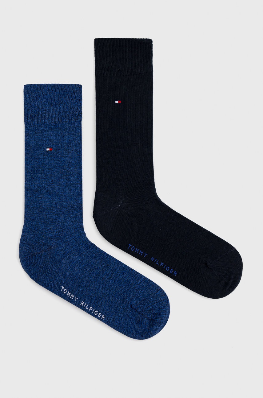 

Чорапи Tommy Hilfiger (2-pack) мъжки в тъмносиньо, Тъмносин