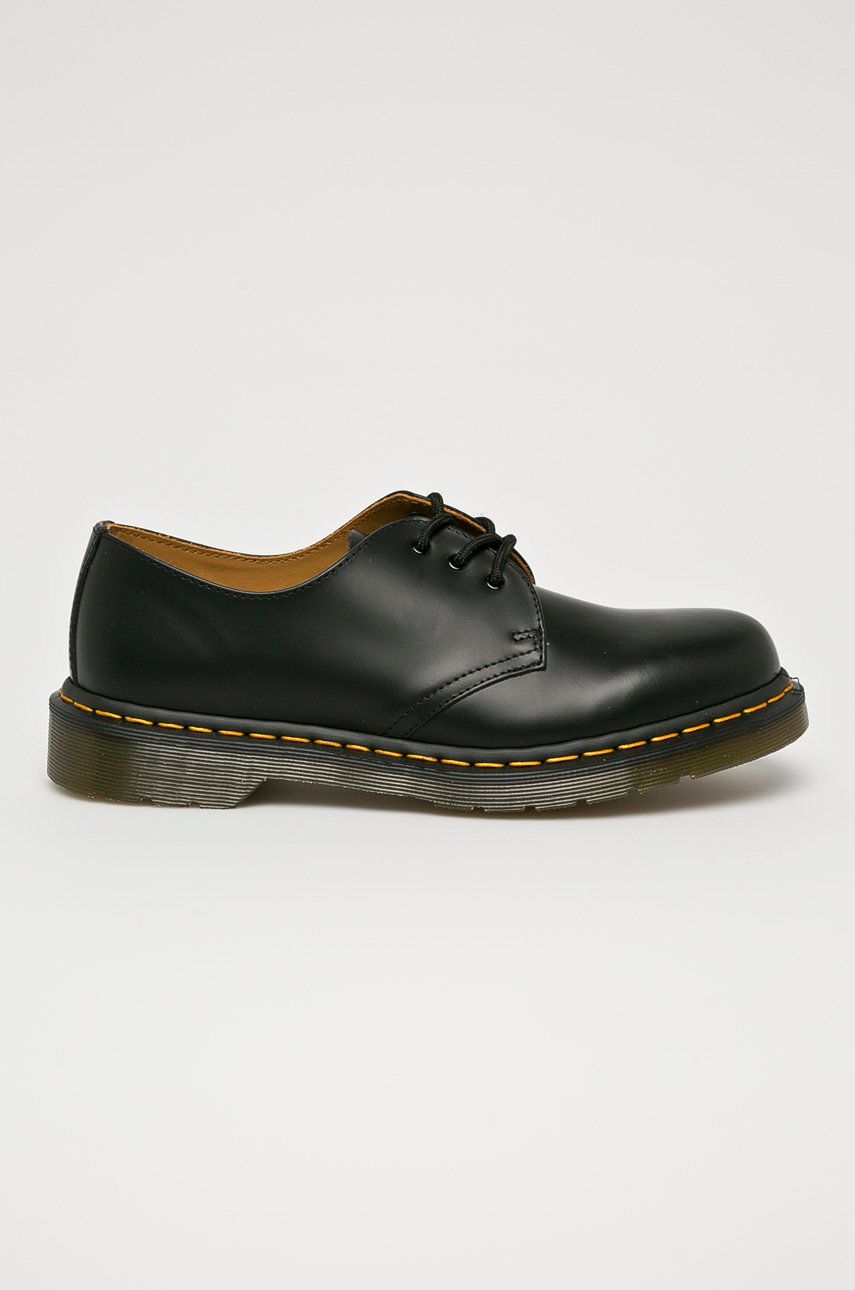 Dr. Martens pantofi de piele 1461 barbati, culoarea negru DM11838002.1461-BLACK
