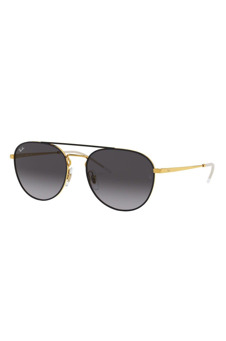 Ray-Ban ochelari de soare barbati, culoarea auriu, 0RB3589