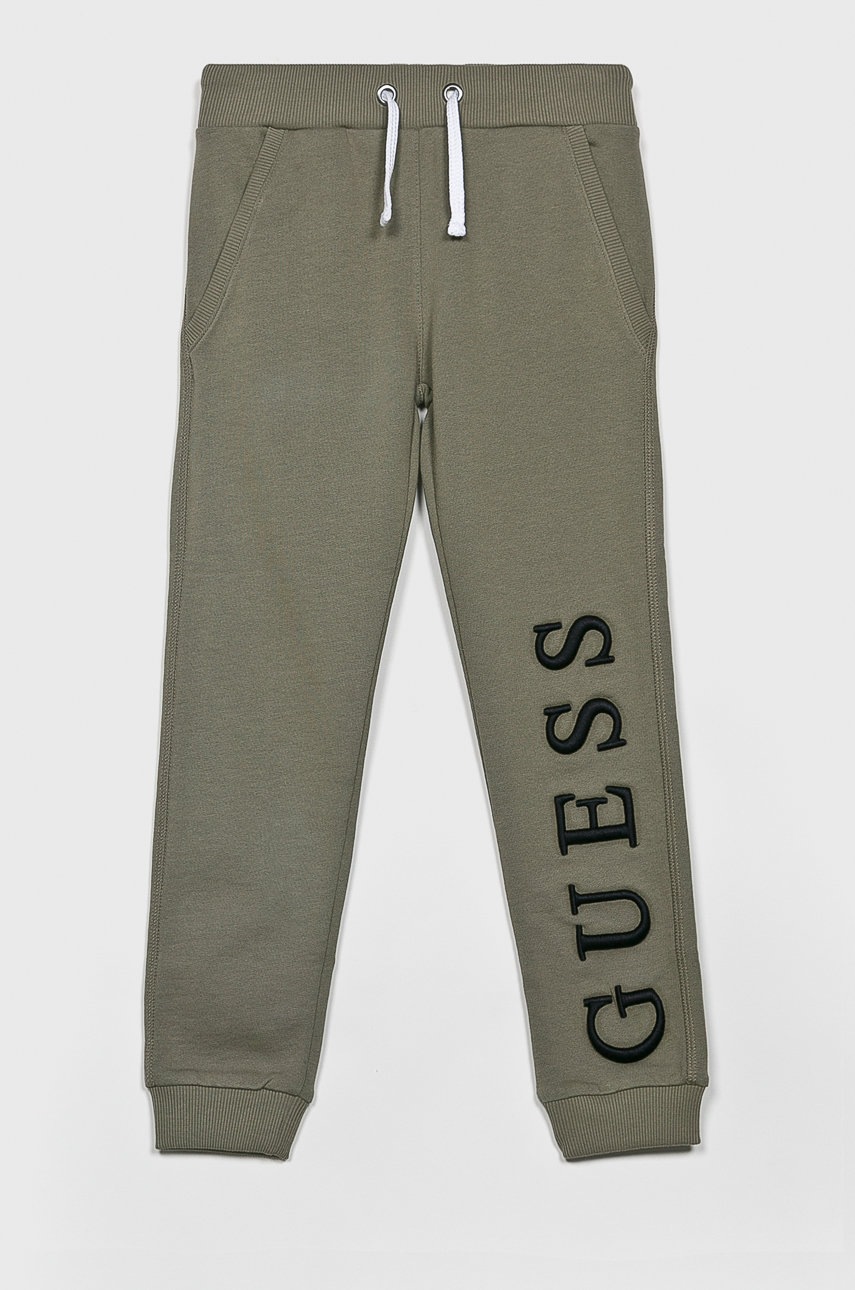 

Guess Jeans - Детски панталони 118-175 cm, Зелен