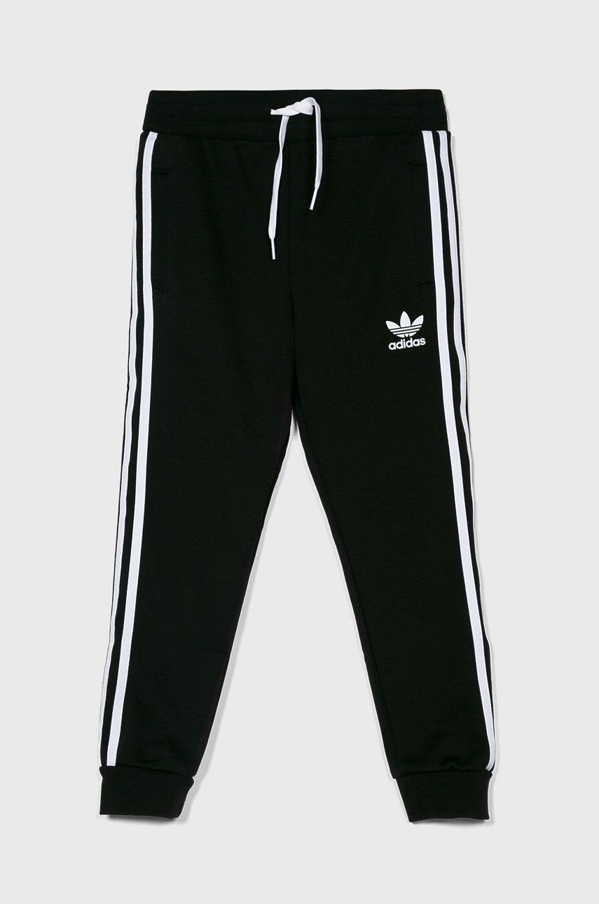 Adidas Originals Pantaloni DV2872 culoarea negru, material neted