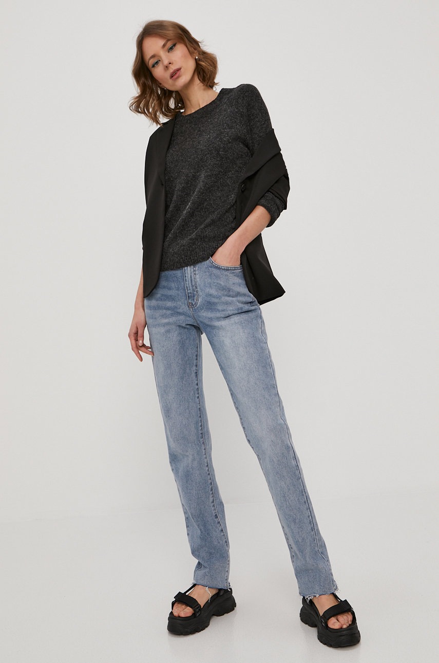

Светр Vero Moda жіночий колір чорний легкий