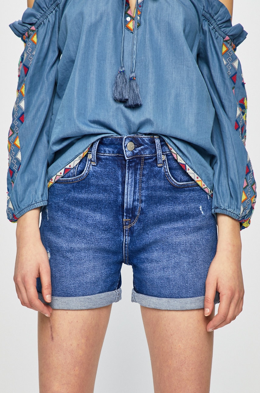 

Pepe Jeans - Къси панталони Mary, Син