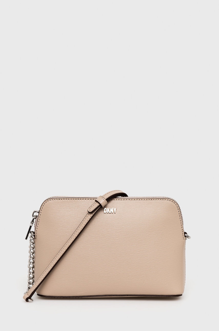 

Чанта Dkny в бежово, Бежов