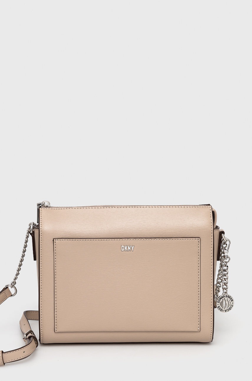 

Чанта Dkny в бежово, Бежов