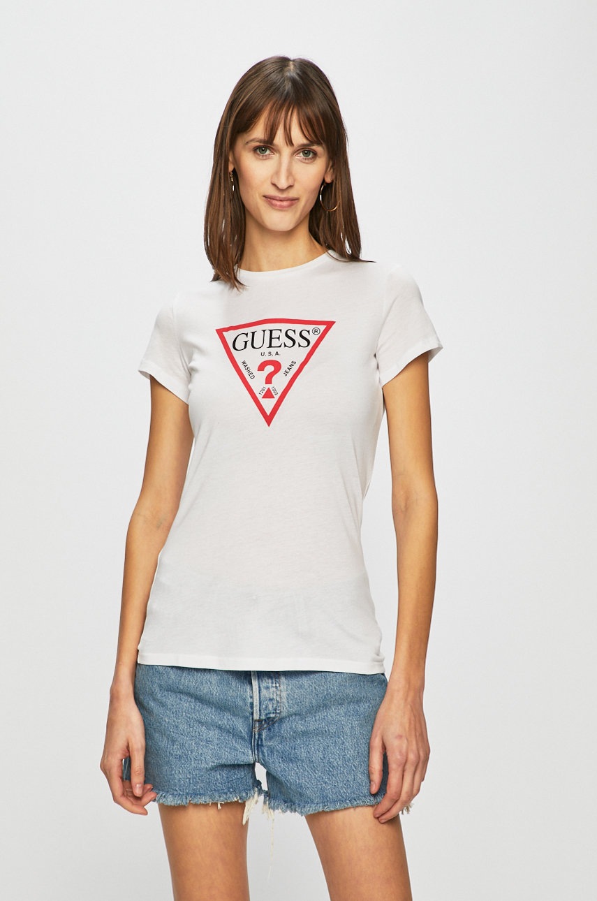 

Guess Jeans - Топ, Бял