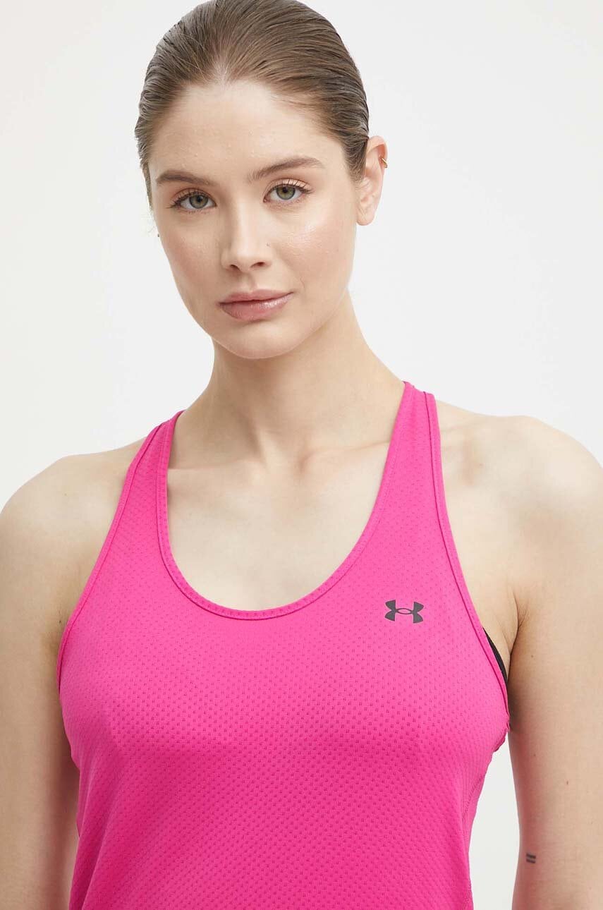 Under Armour top de antrenament culoarea roz