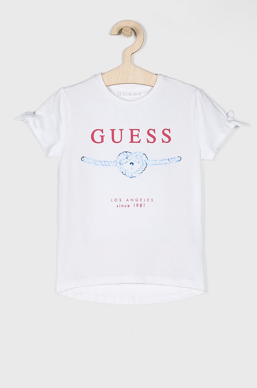 

Guess Jeans - Детски топ 118-175 cm, Бял