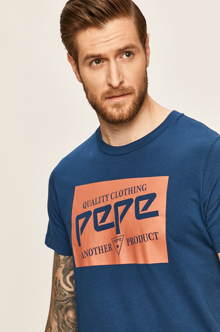 

Pepe Jeans - Тениска, Тъмносин