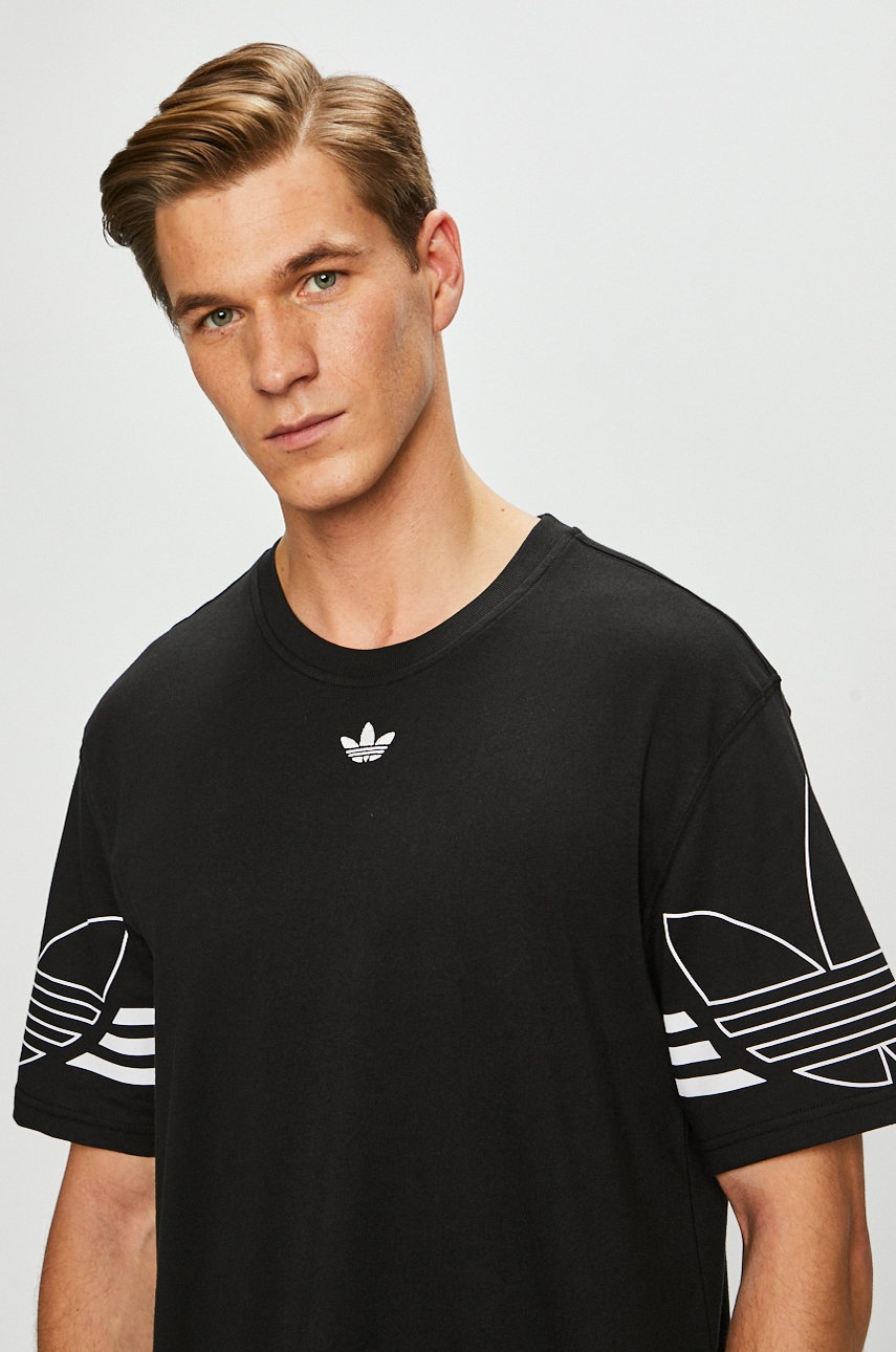 

adidas Originals - Тениска, Черен