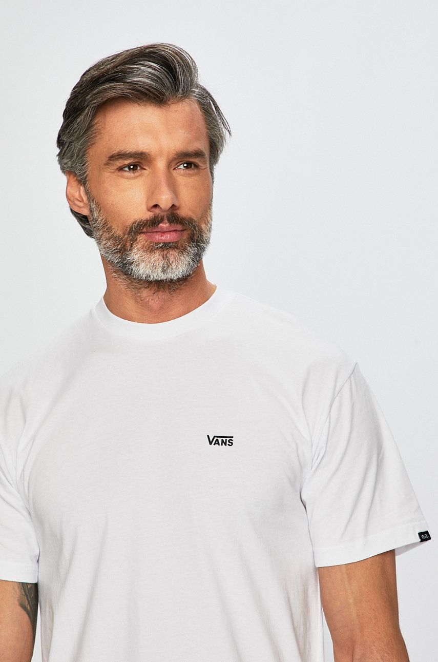 Vans - Tričko , VN0A3CZEYB21-White/Blac - bílá - Hlavní materiál: 100% Bavlna