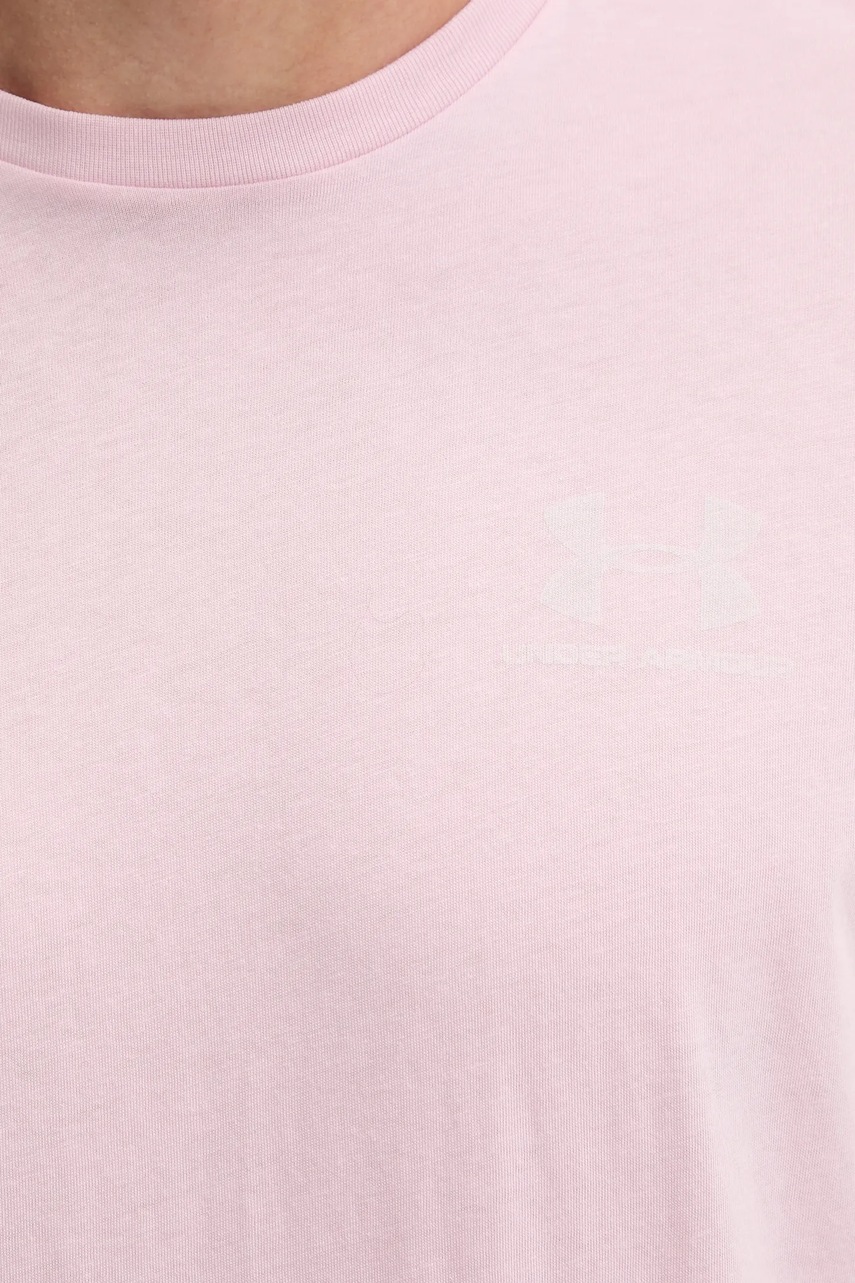 Μπλουζάκι Under Armour SPORTSTYLE LEFT CHEST χρώμα: μπορντό, 1326799 φωτογραφία