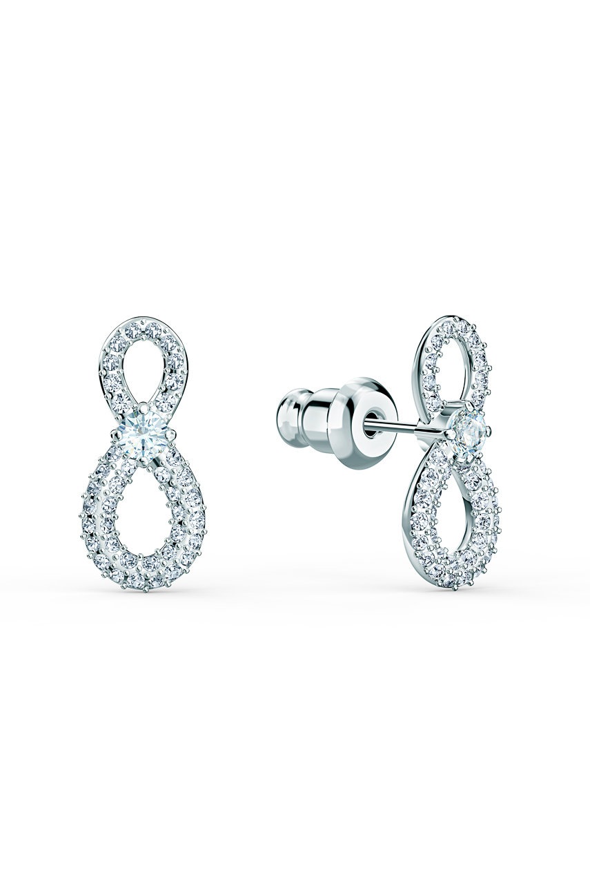 

Swarovski - Обици Infinity, Сребърен