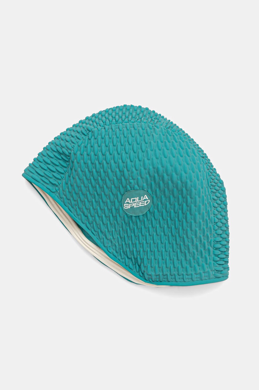Levně Plavecká čepice Aqua Speed zelená barva