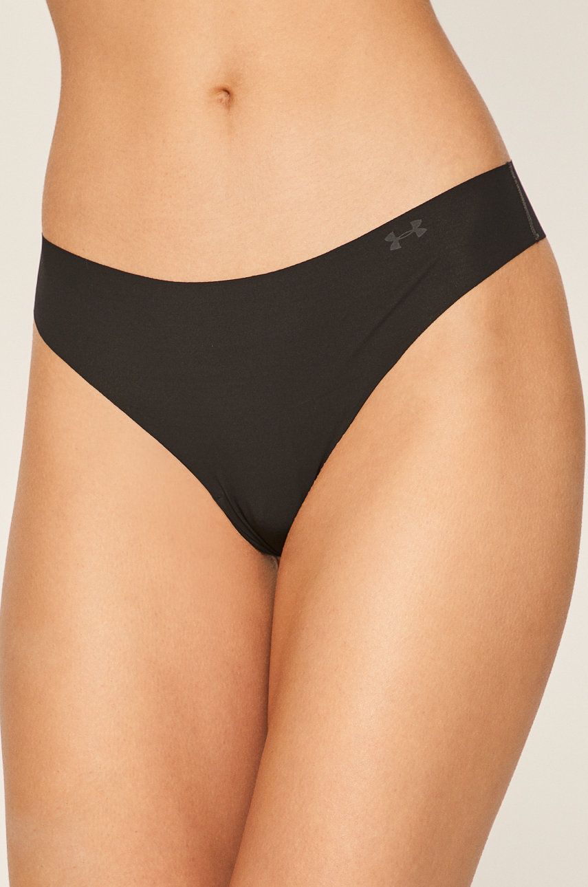 Under Armour - tanga (3-pack) 1325615 - černá -  Hlavní materiál: 68 % Nylon