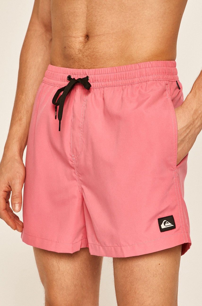 

Купальні шорти Quiksilver колір рожевий