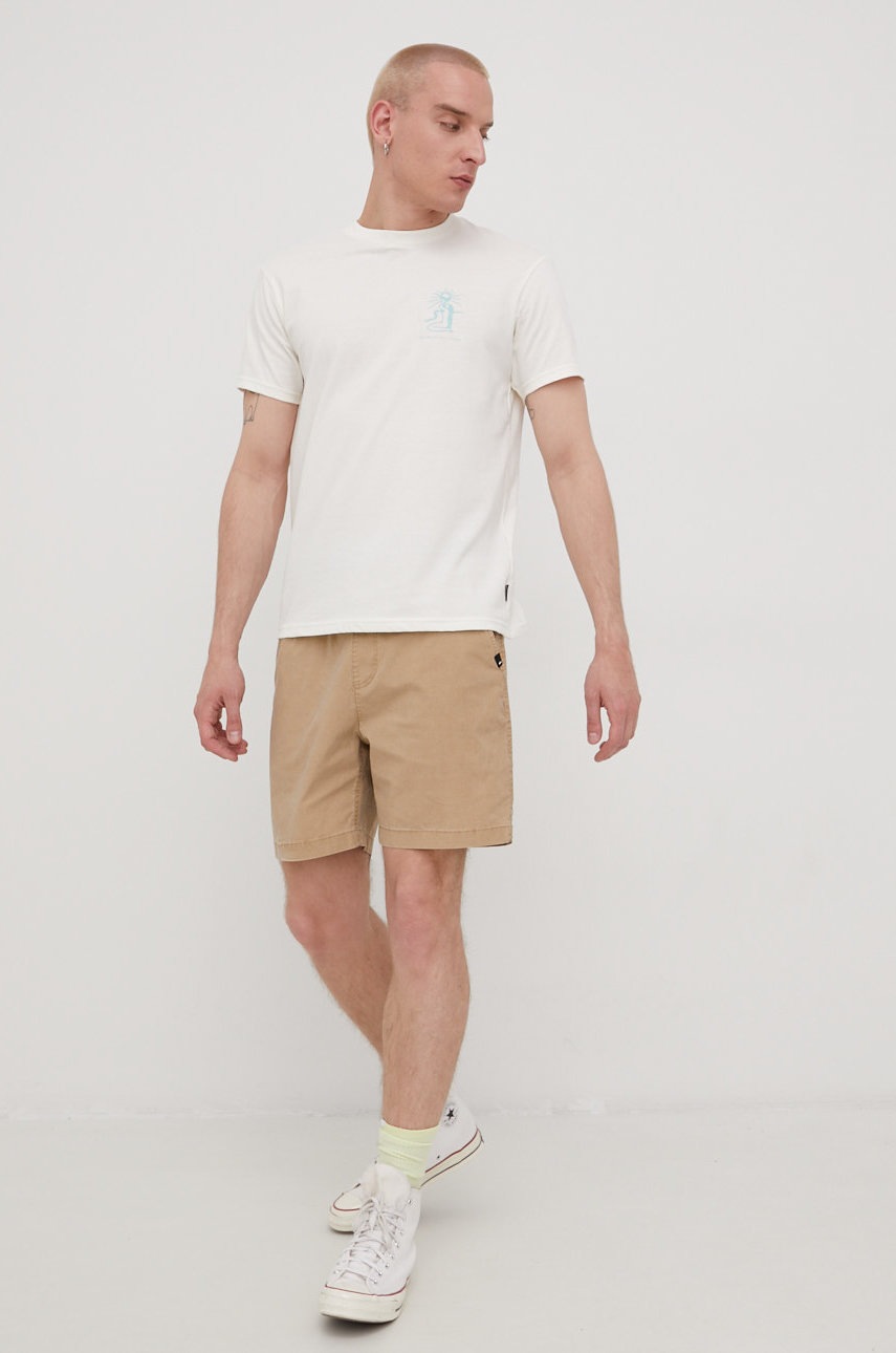 

Шорти Quiksilver чоловічі колір бежевий