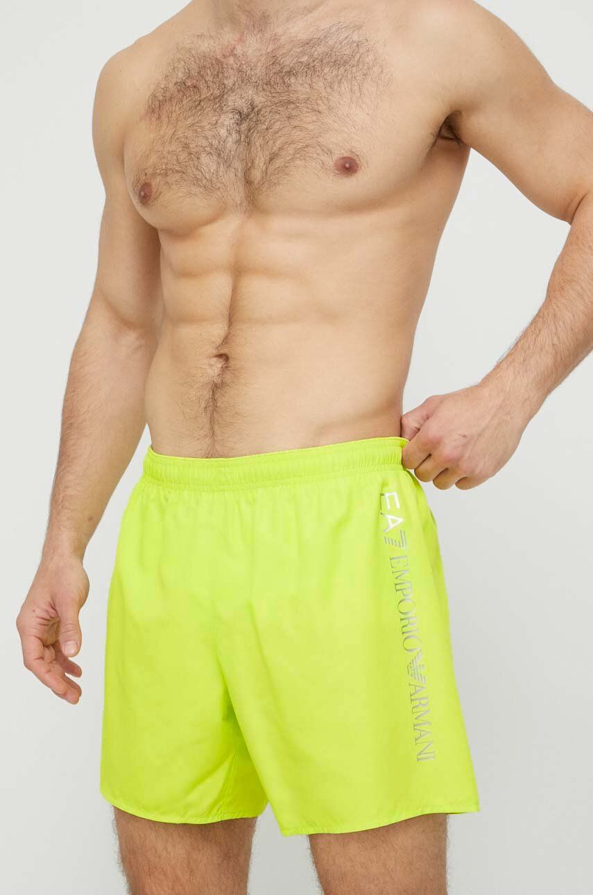 EA7 Emporio Armani pantaloni scurti de baie culoarea verde Bărbaţi 2023-06-01