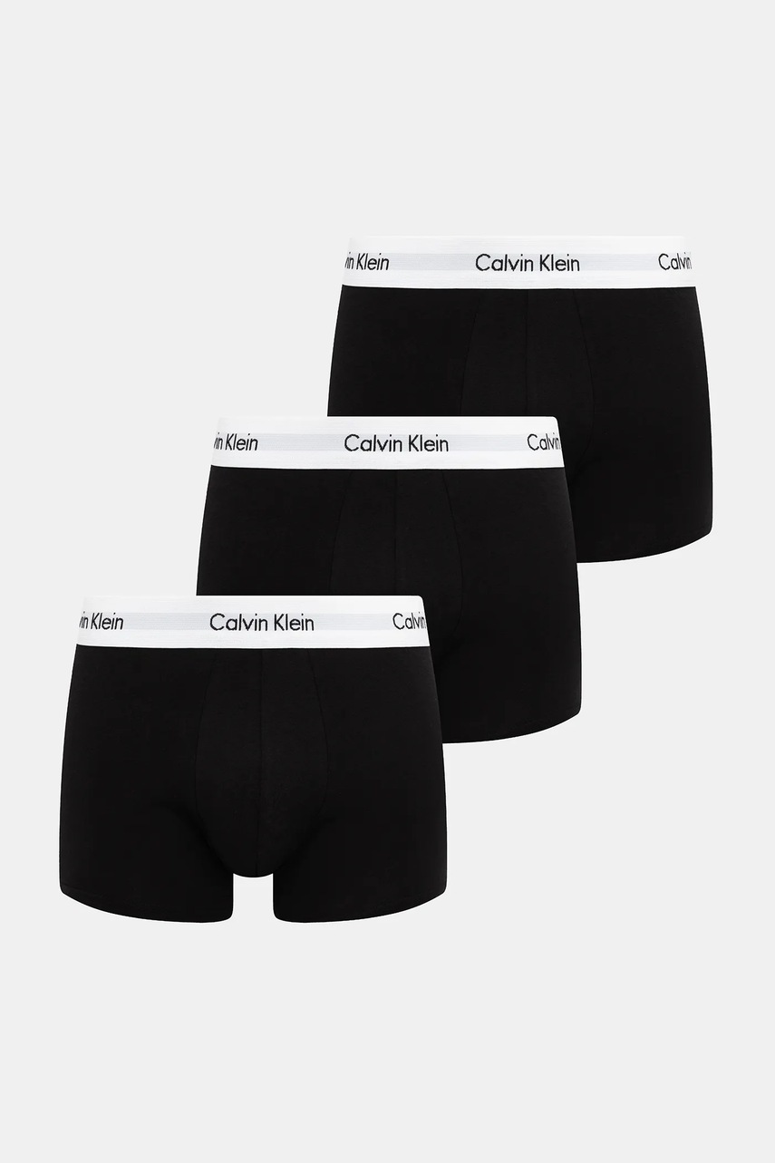 Levně Boxerky Calvin Klein Underwear 3-pack pánské, bílá barva, 000NB1770A