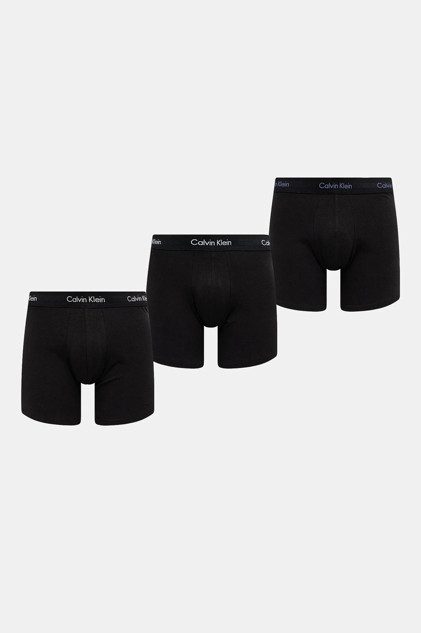 

Боксерки Calvin Klein Underwear (3 чифта) в черно 000NB1770A, Черен