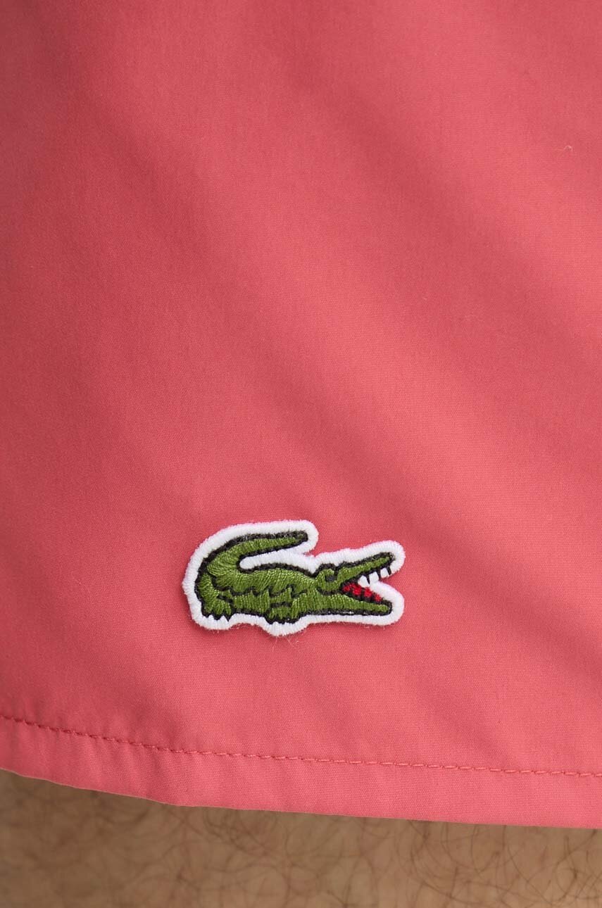 Σορτς κολύμβησης Lacoste χρώμα ροζ