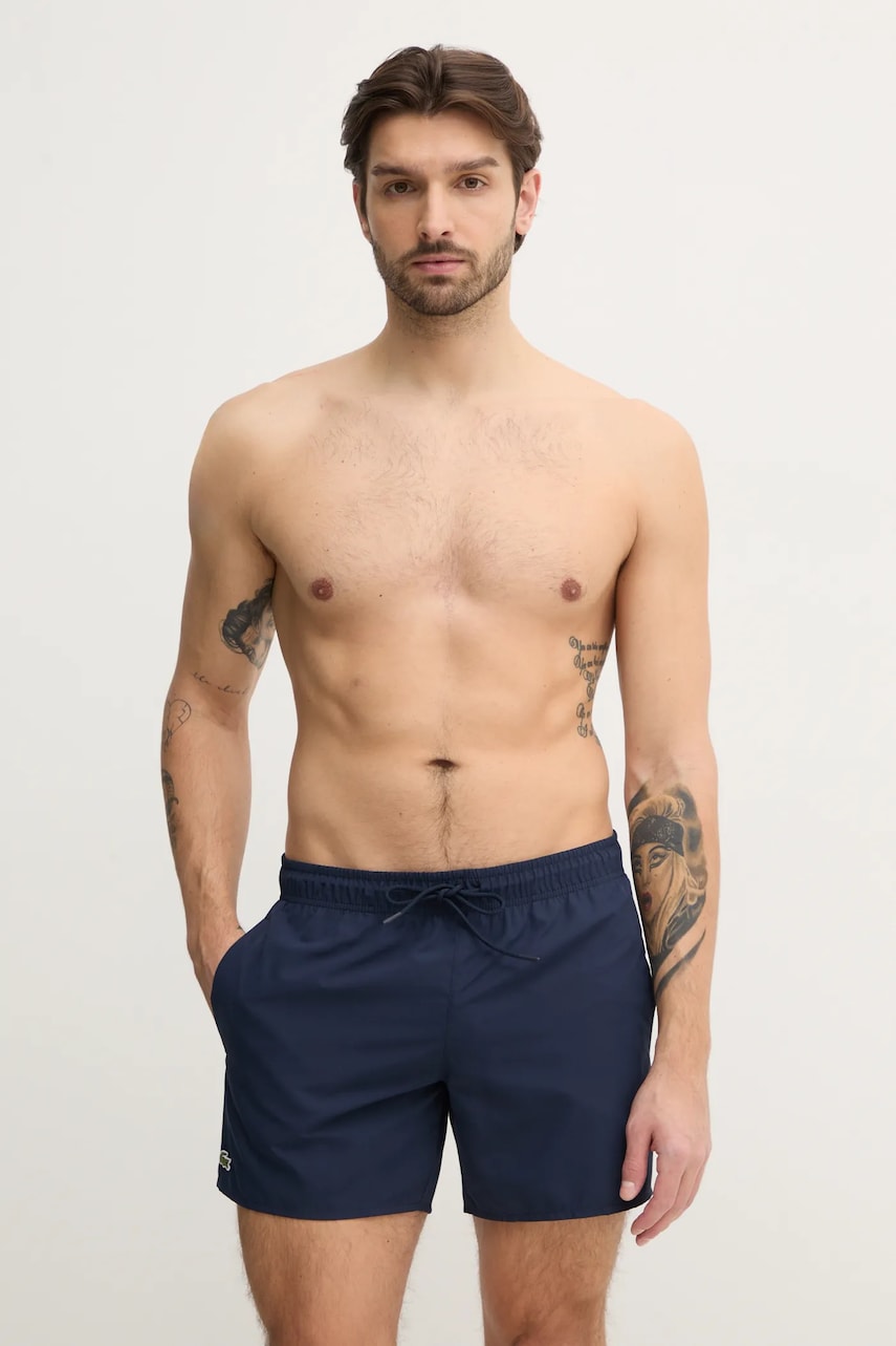 Lacoste pantaloni scurti de baie culoarea albastru marin, MH6270 Lacoste pantaloni scurti de baie culoarea albastru marin, MH6270