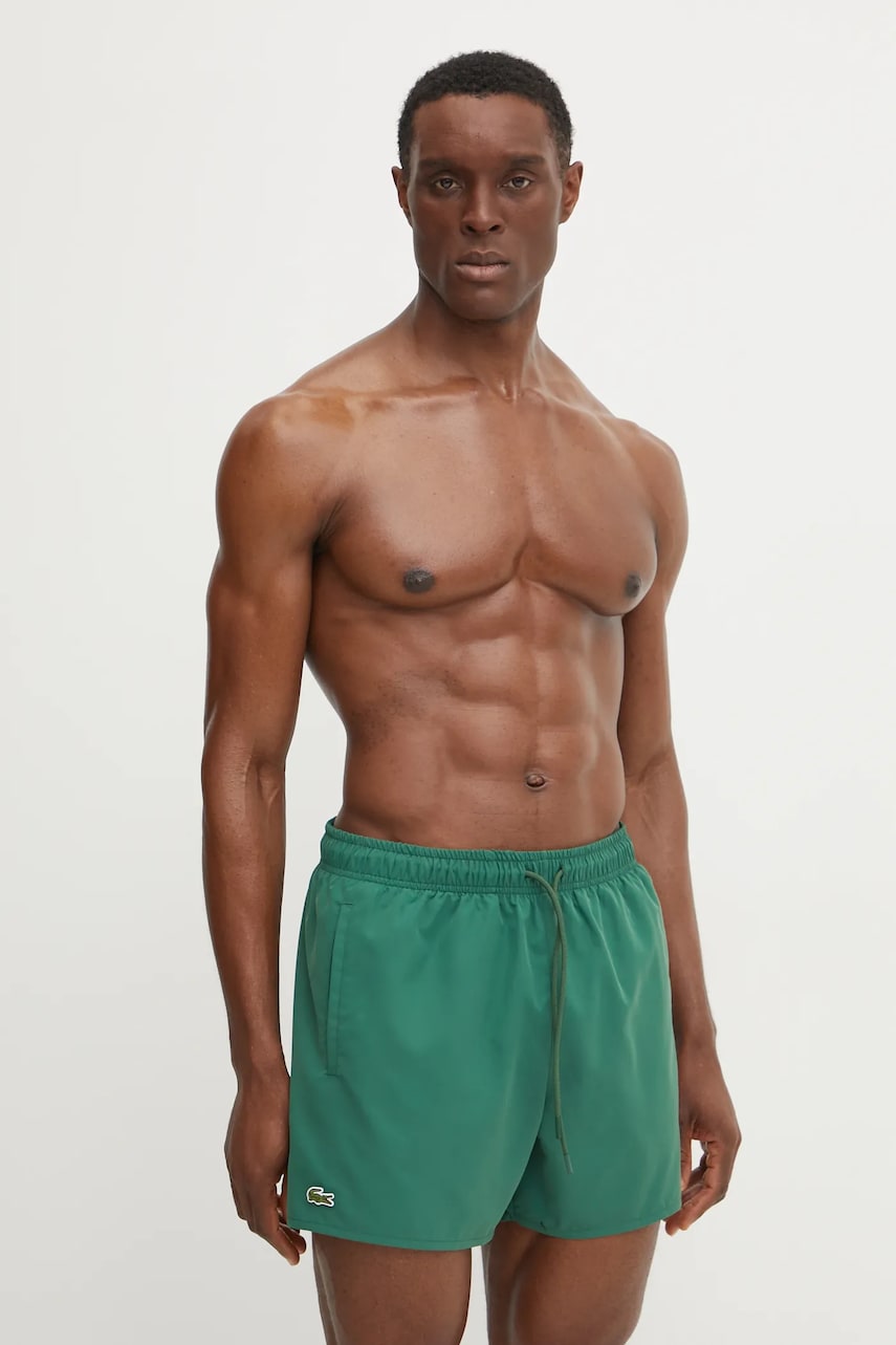 Lacoste pantaloni scurti de baie culoarea verde, MH6270 Lacoste pantaloni scurti de baie culoarea verde, MH6270