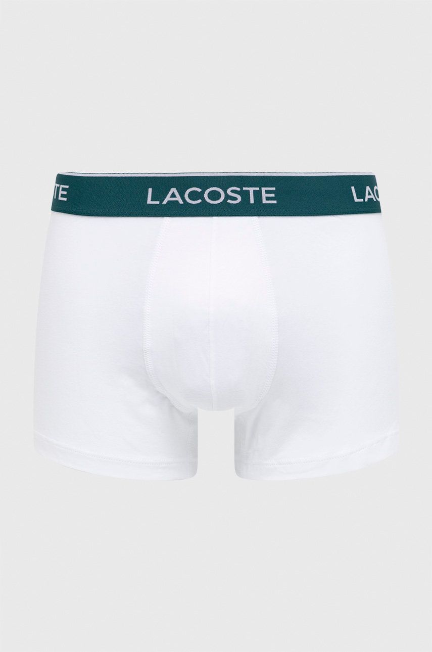 Lasoste boxeri (3-pack) bărbați, culoarea alb 5H3389-NUA