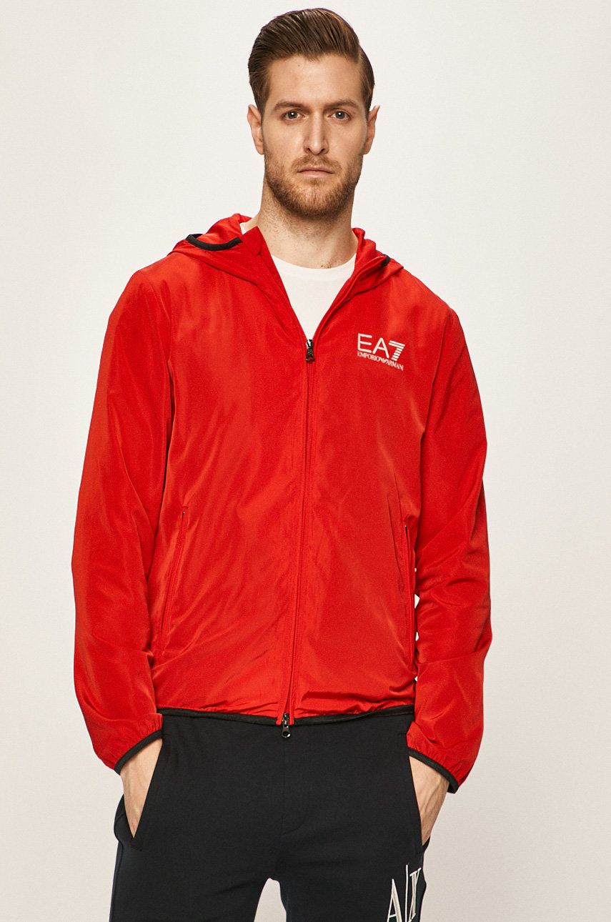 EA7 Emporio Armani - Bunda - červená - Podšívka: 100% Polyester Hlavní materiál: 100% Polyester