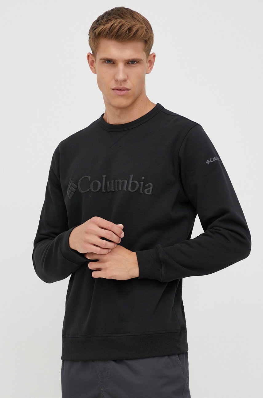 

Суичър Columbia в черно с принт, Черен