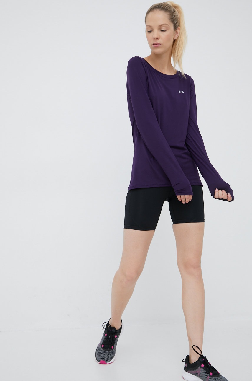 

Лонгслив Under Armour 1328966 цвет фиолетовый