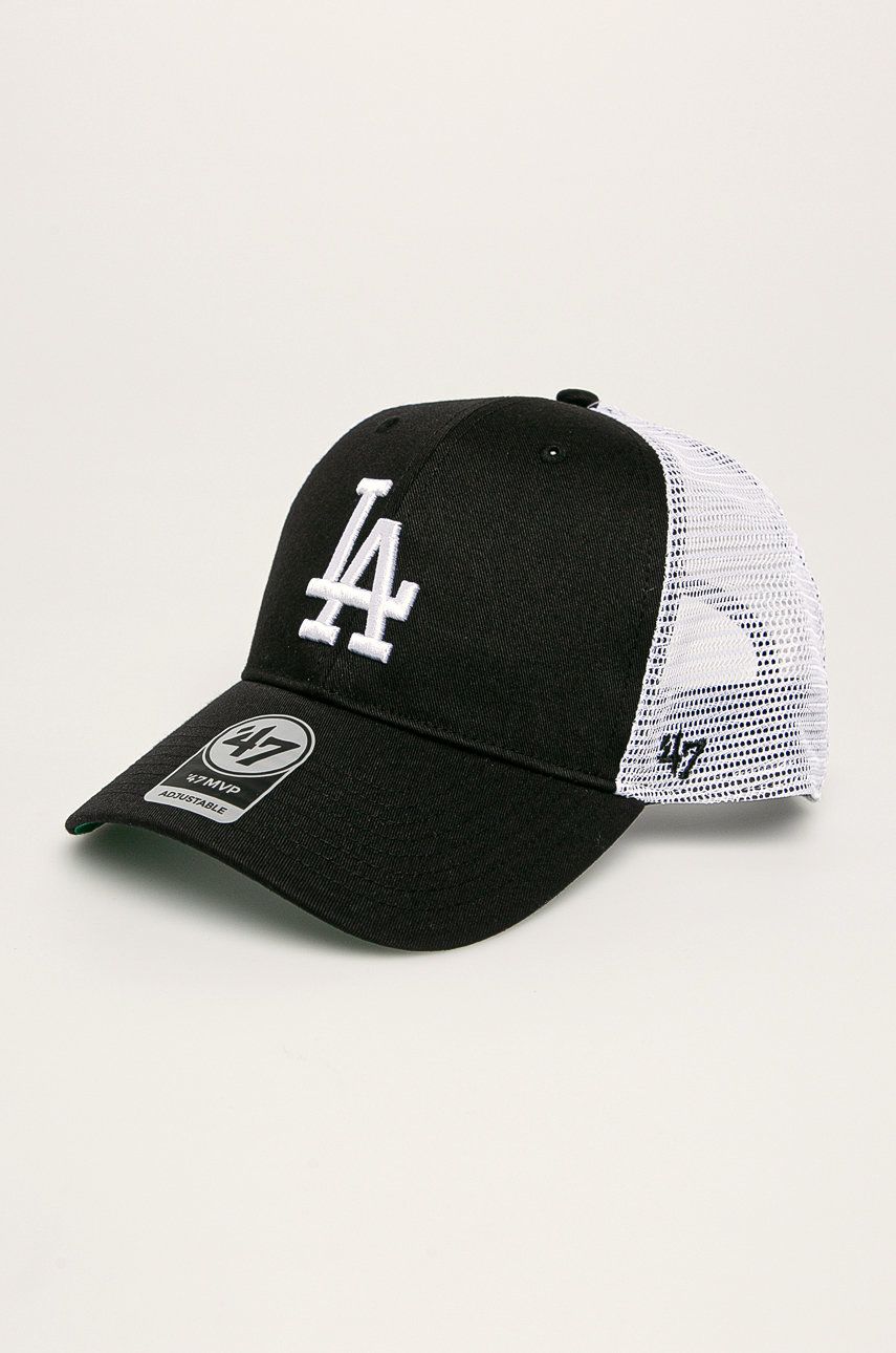 47brand șapcă MLB Los Angeles Dodgers B-BRANS12CTP-BKC