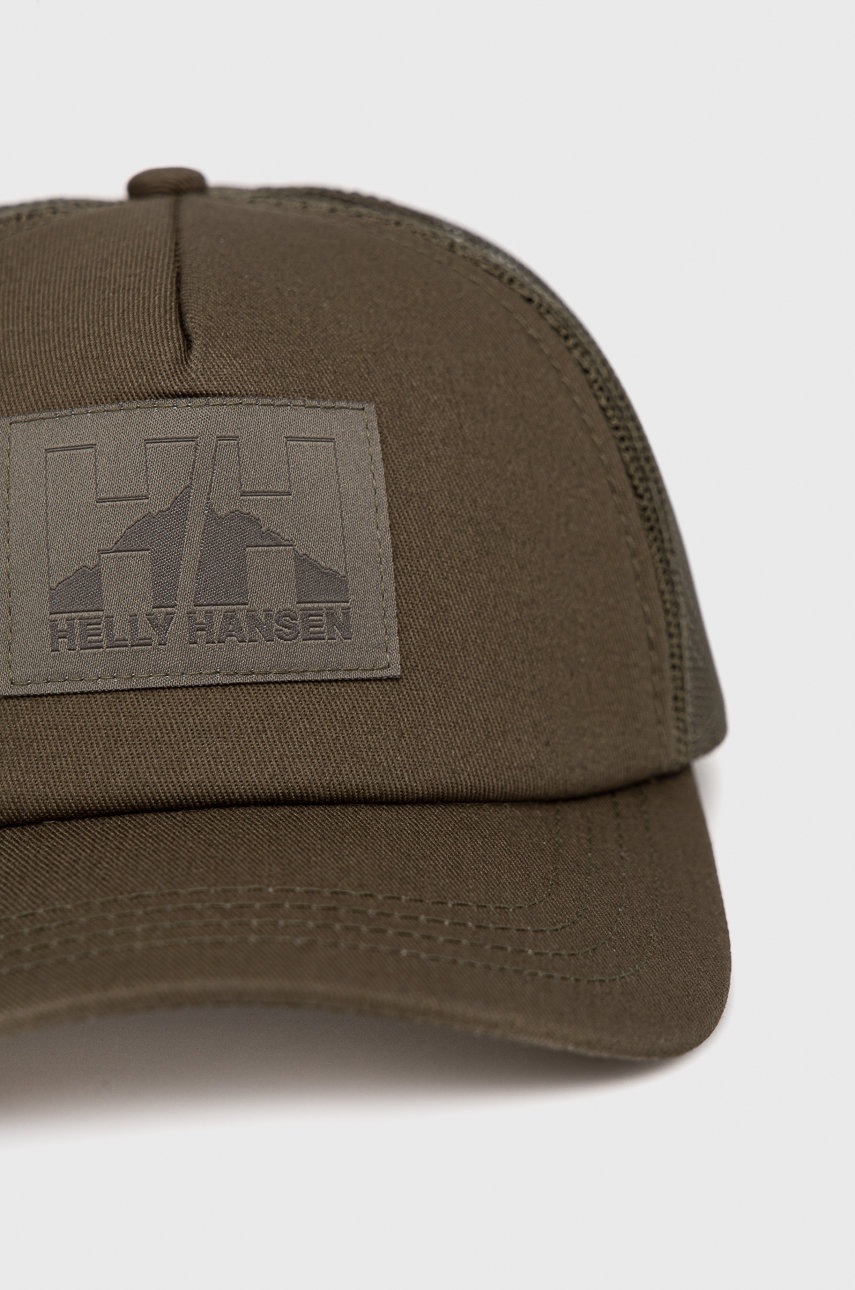 

Helly Hansen цвет зелёный с аппликацией