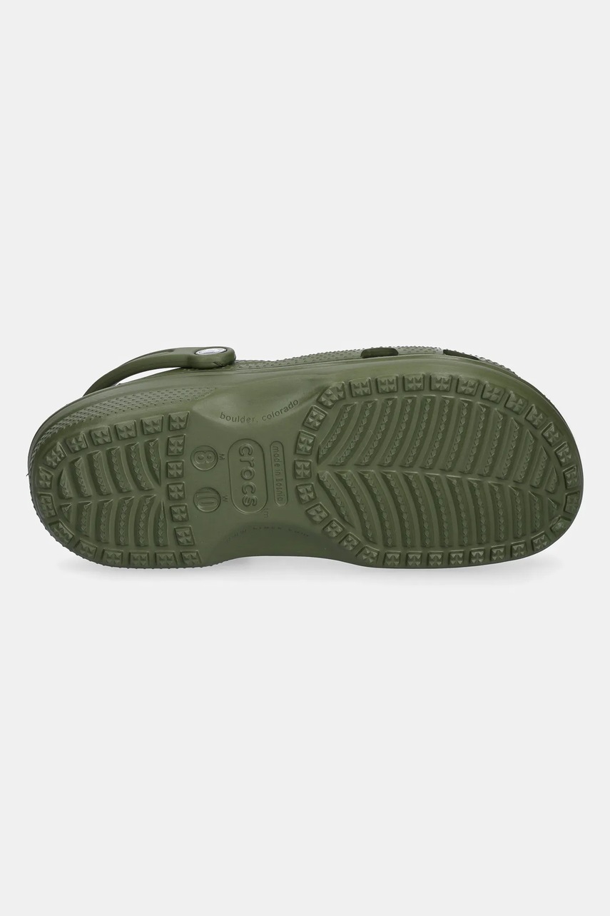 Шльопанці Crocs Classic чоловічі колір зелений 10001 