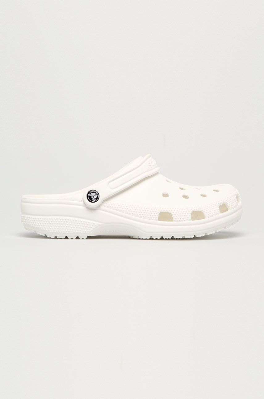 Crocs papuci Classic barbati, culoarea alb, 10001